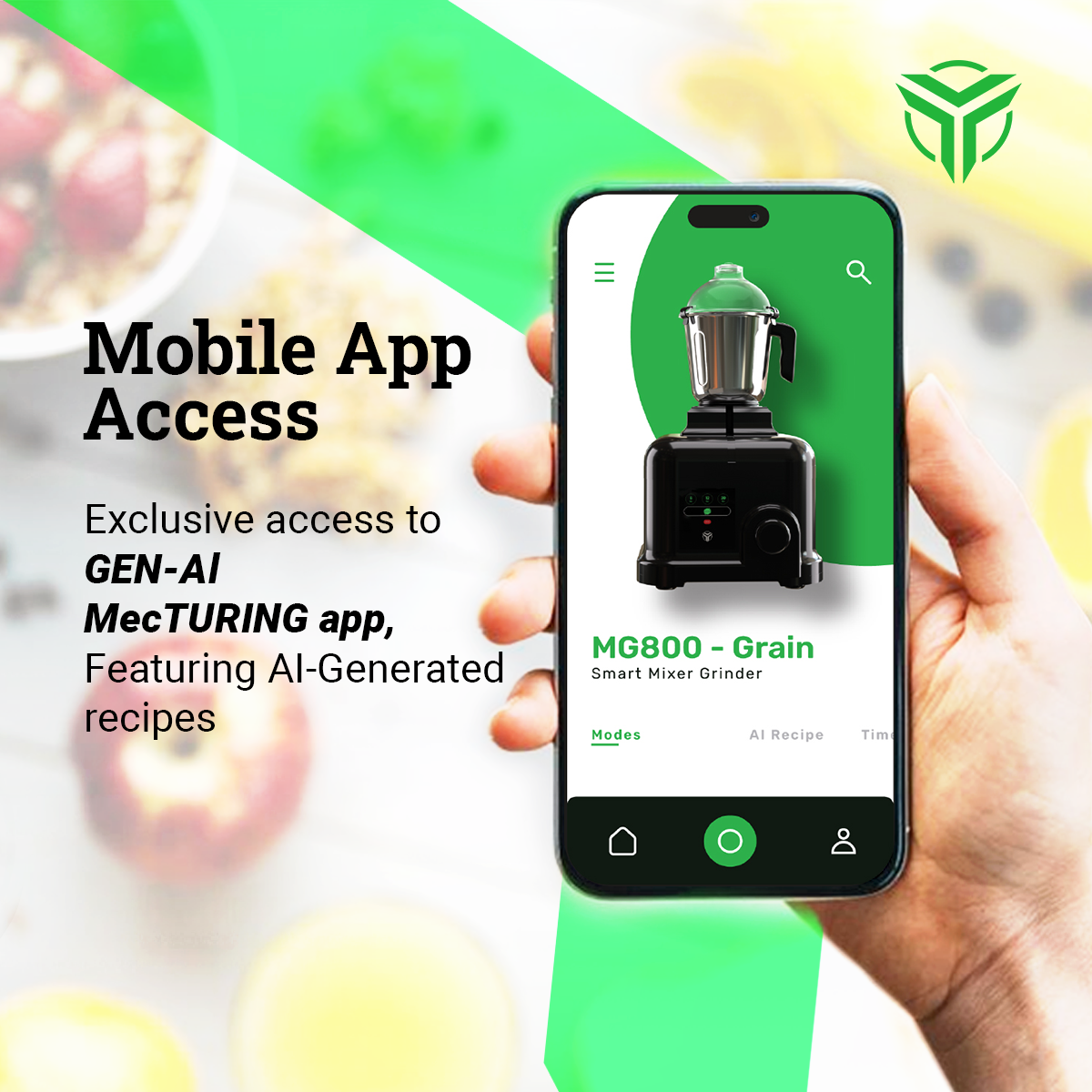 MecTURING MG 800 GRAIN Smart Mixer Grinder