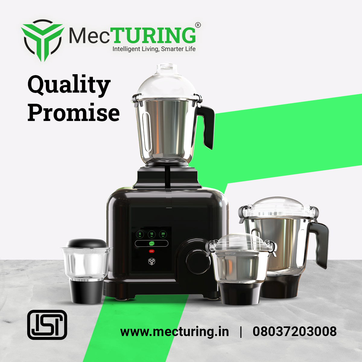 MecTURING MG 800 GRAIN Smart Mixer Grinder