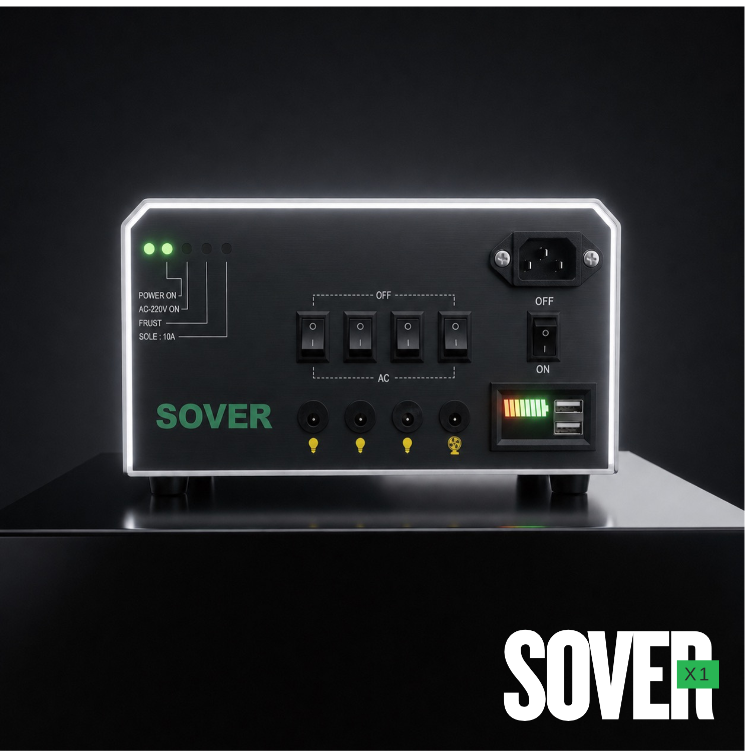 MecTURING SOVER X1 Smart Energy Backup System with 165W Solar Panel