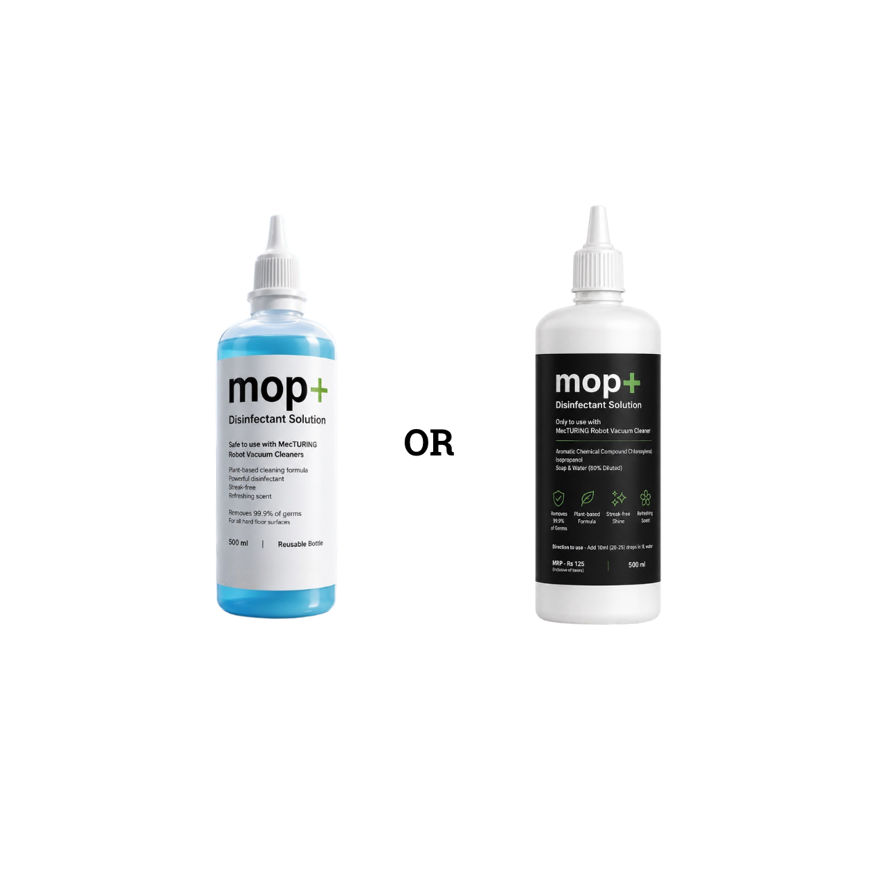 MOP+ Floor Cleaning Liquid Solution Special designed by MecTURING® for Robot Vacuum