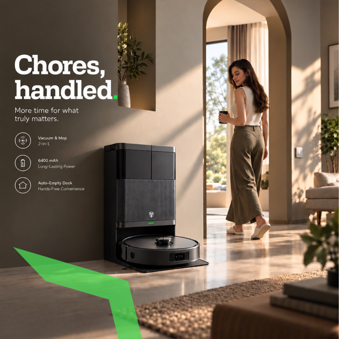 HAVOK™ 3.0 – Fully Automatic Robotic Vacuum Cleaner | 2026 New Launch