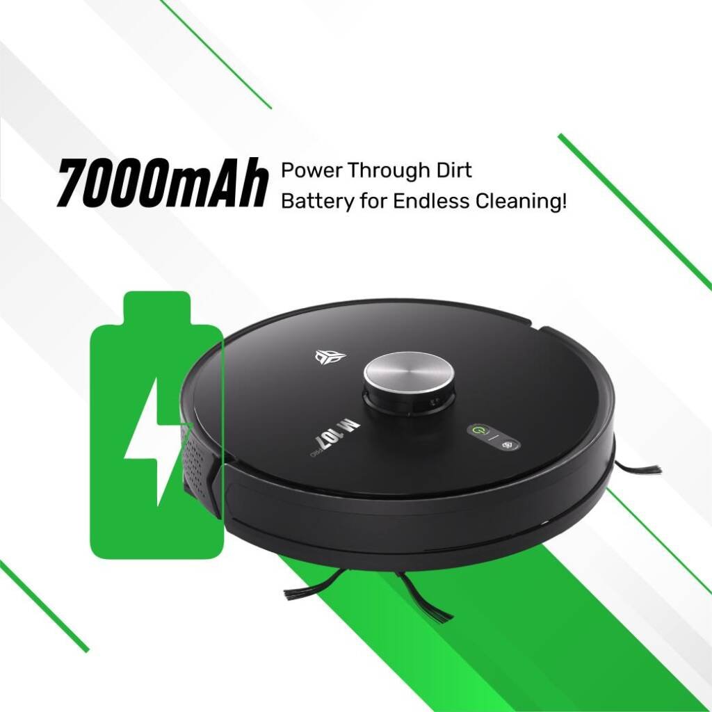MecTURING Laseron M107Pro Robotic Vacuum Cleaner