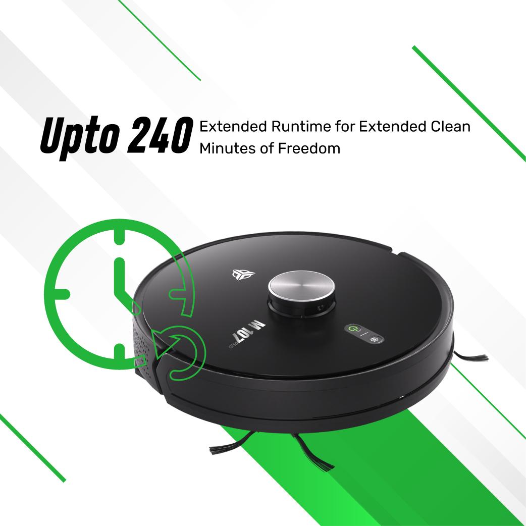 MecTURING Laseron M107Pro Robotic Vacuum Cleaner