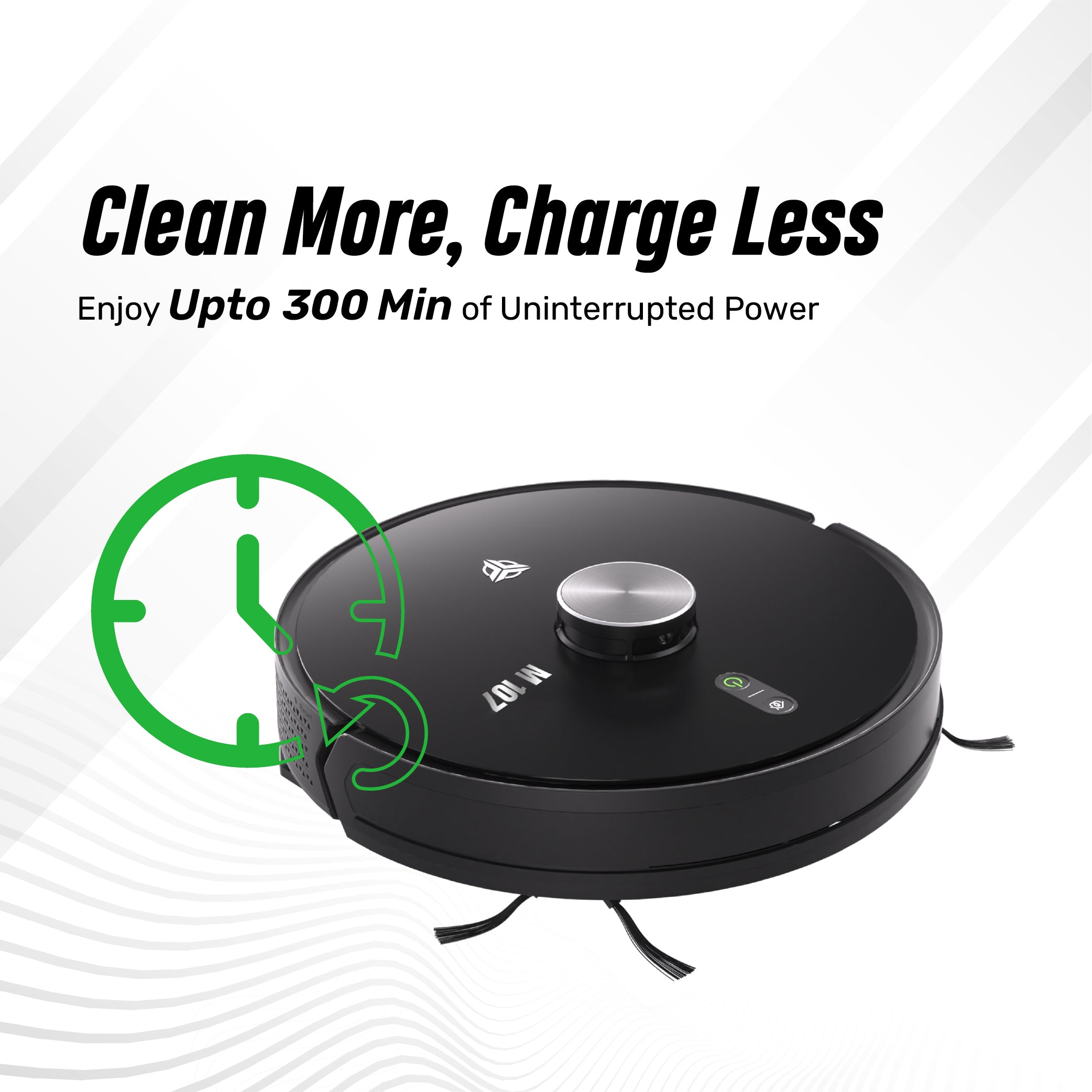 MecTURING Laseron M107 Robotic Vacuum Cleaner