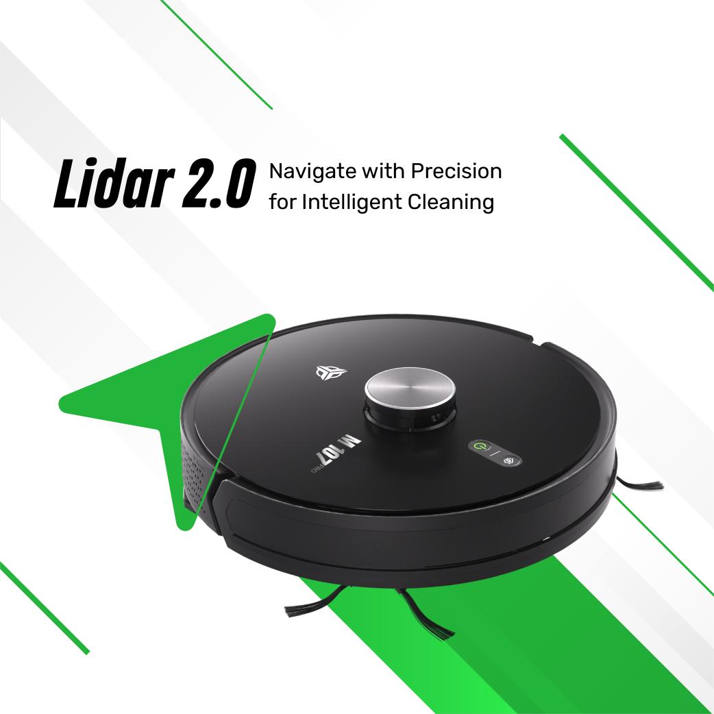 MecTURING Laseron M107Pro Robotic Vacuum Cleaner