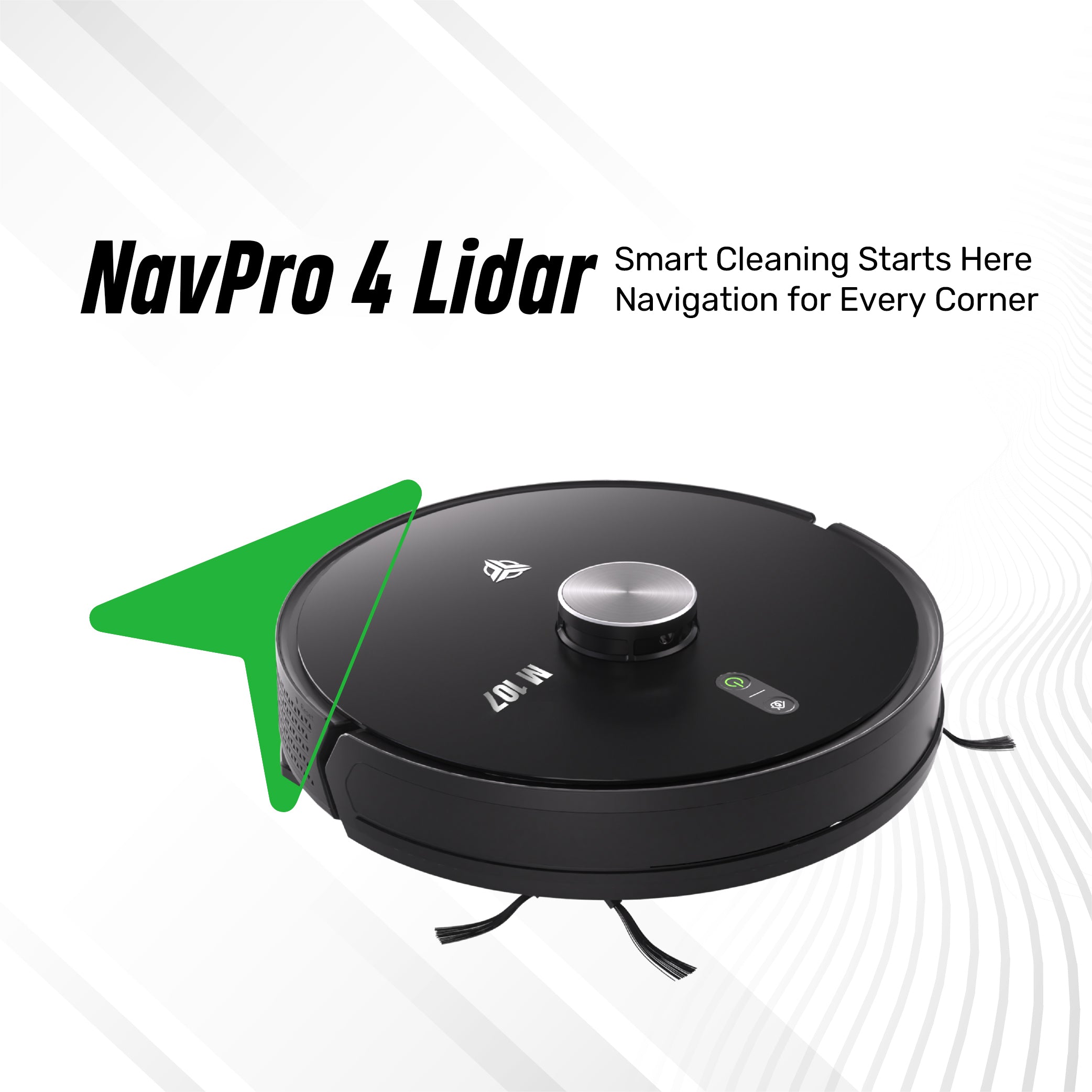MecTURING Laseron M107 Robotic Vacuum Cleaner