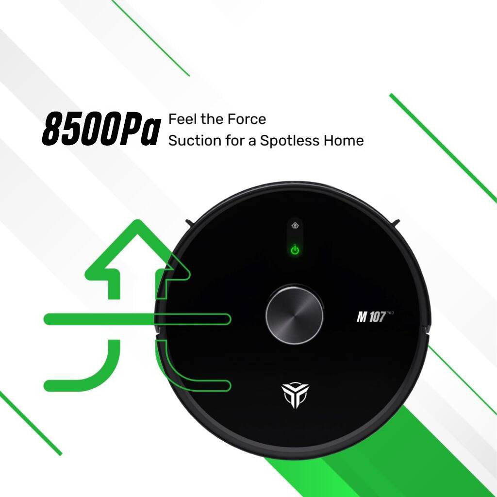 MecTURING Laseron M107Pro Robotic Vacuum Cleaner