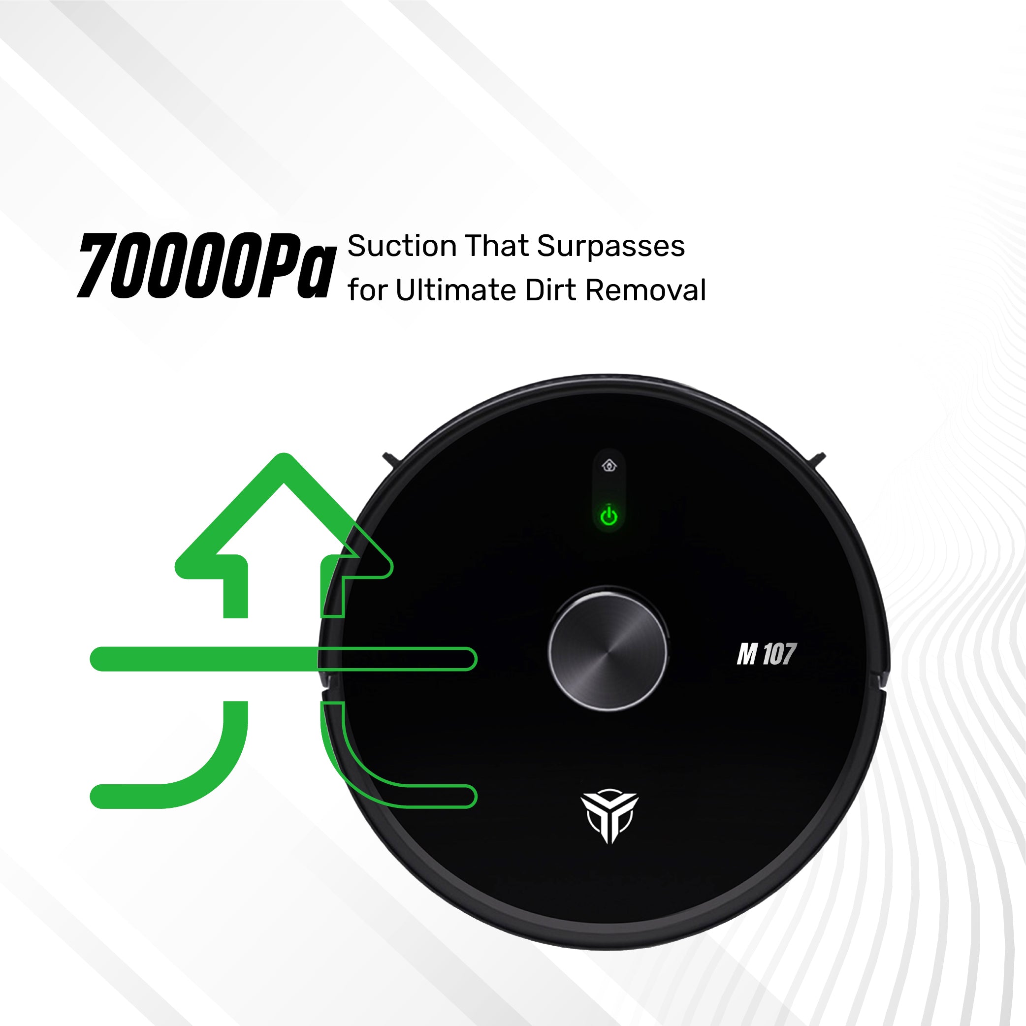 MecTURING Laseron M107 Robotic Vacuum Cleaner