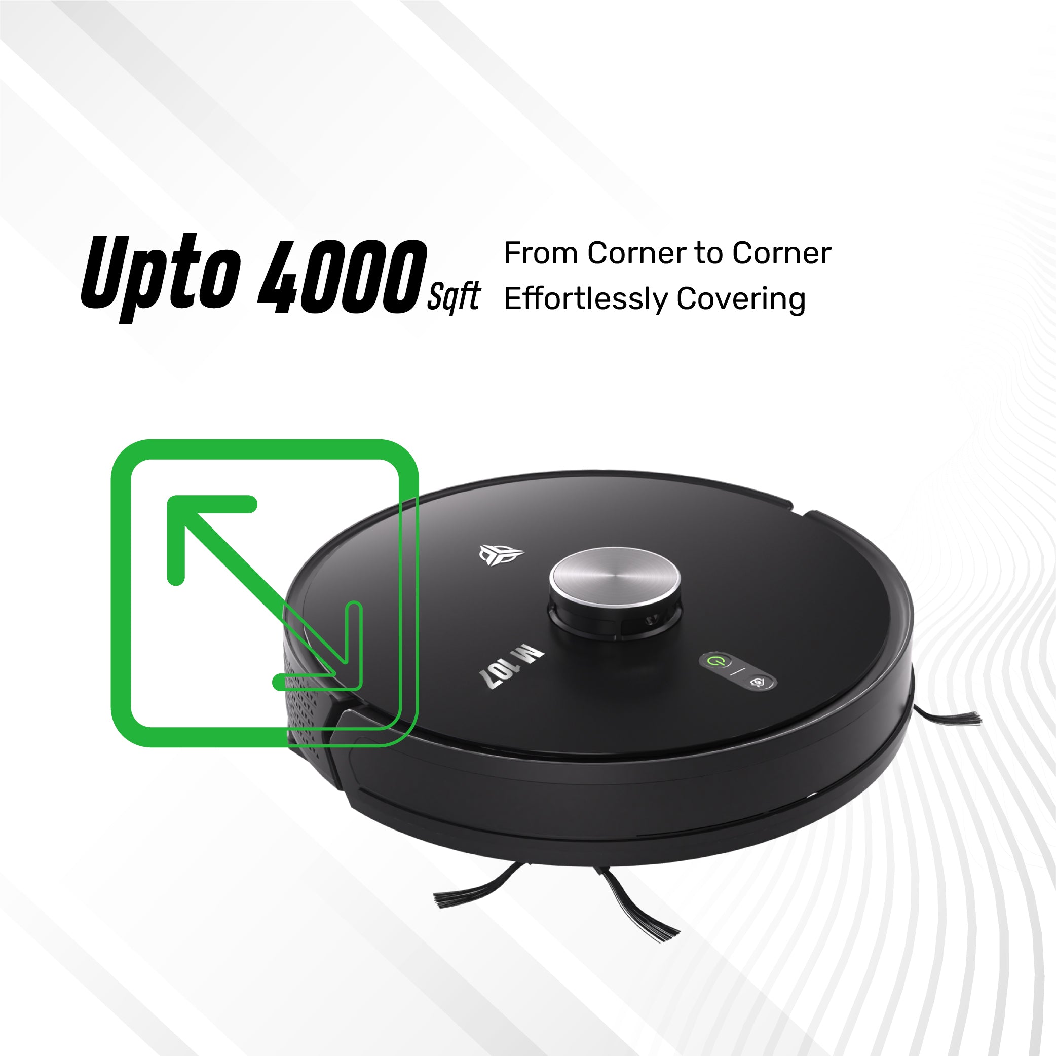 MecTURING Laseron M107 Robotic Vacuum Cleaner