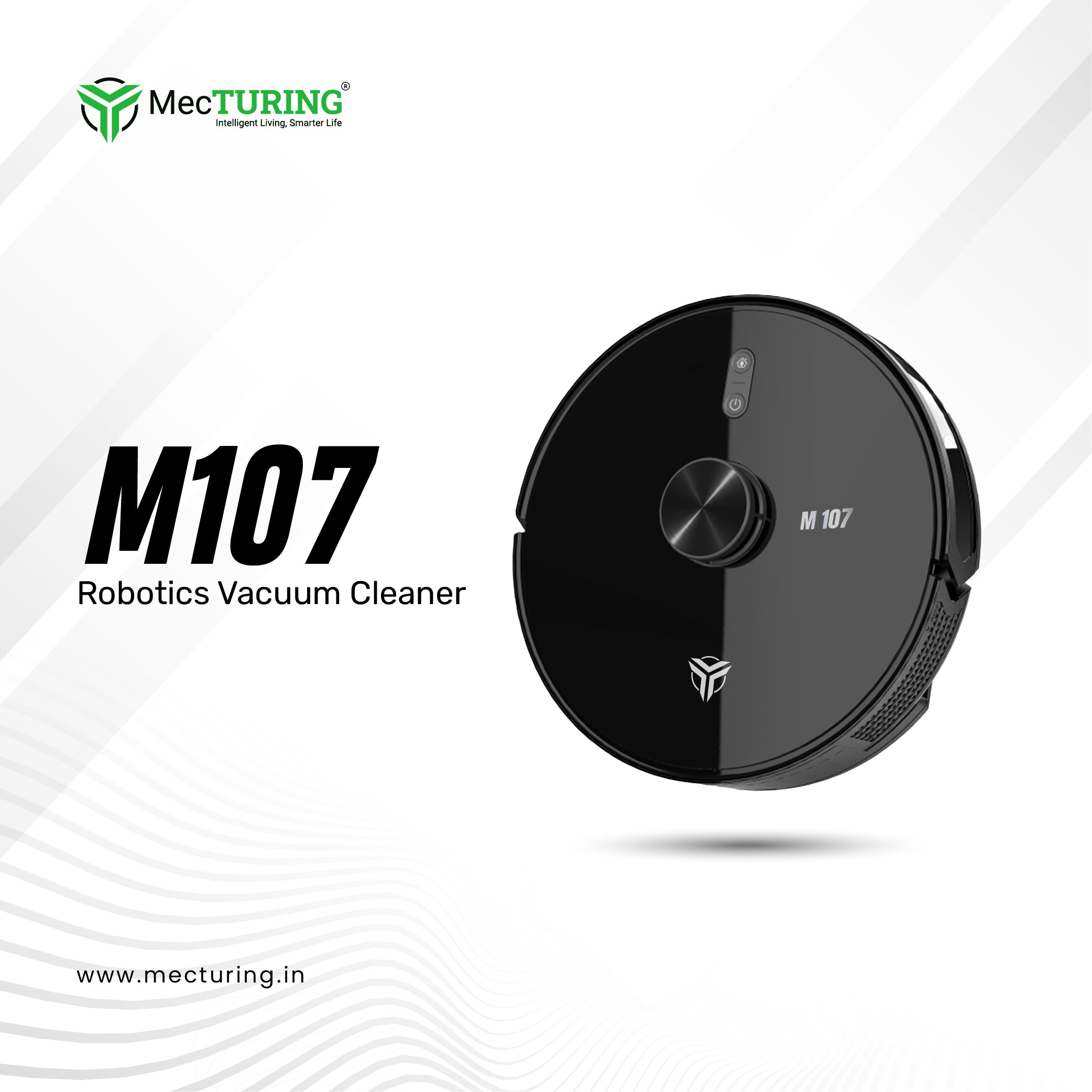 MecTURING Laseron M107 Robotic Vacuum Cleaner