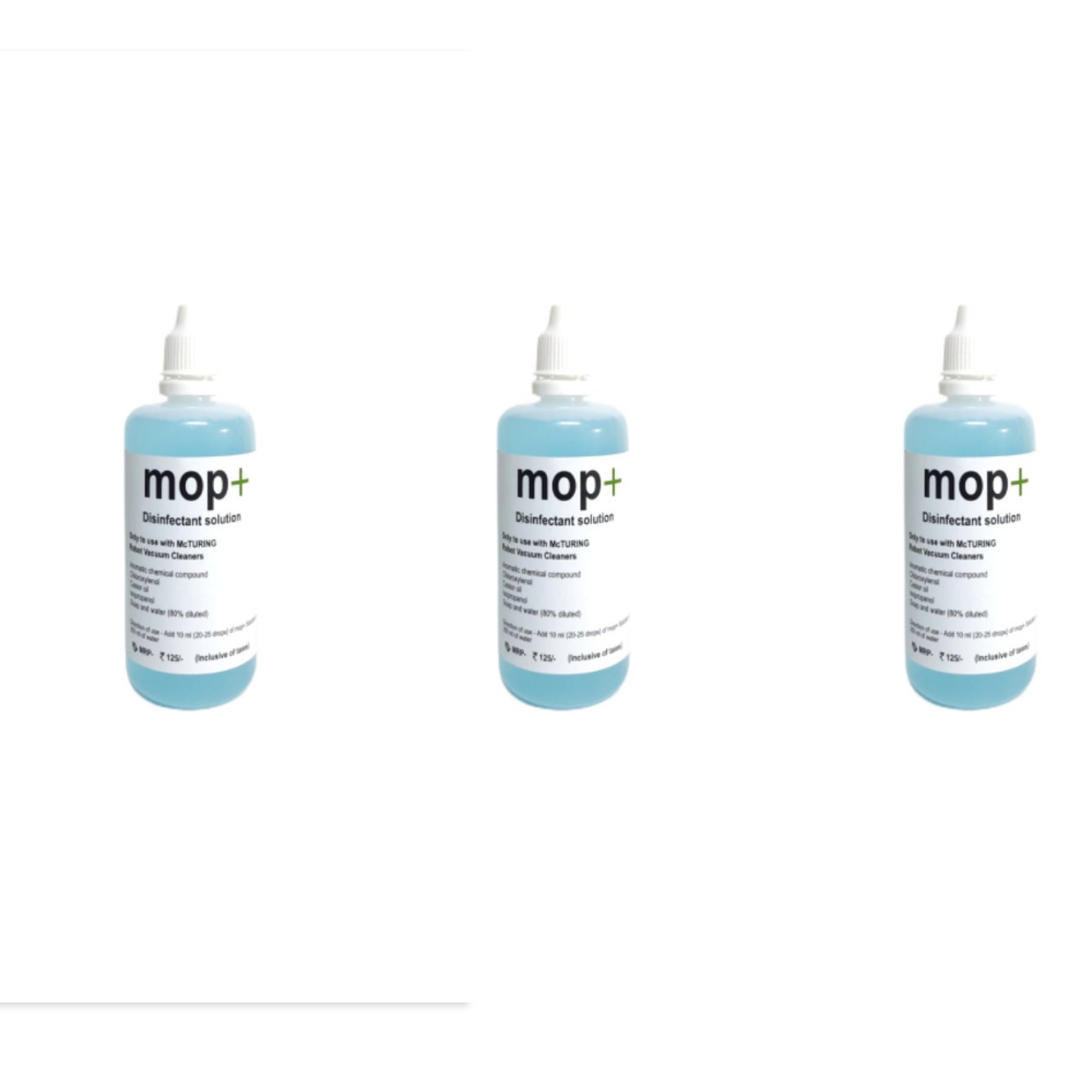Robot Vacuum Mop+ Disinfectant liquid 125 ml pack of 3