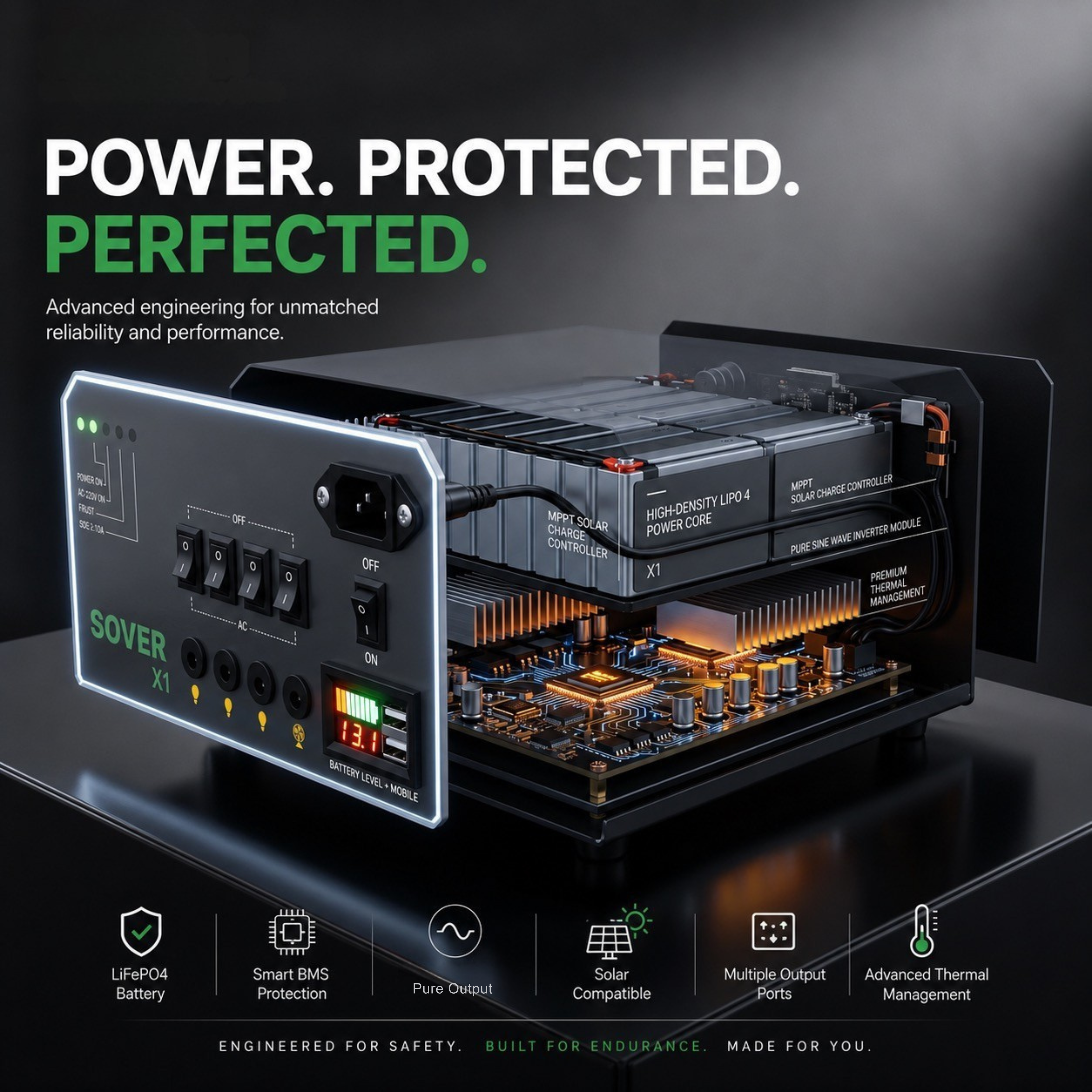MecTURING SOVER X Smart Energy Backup System