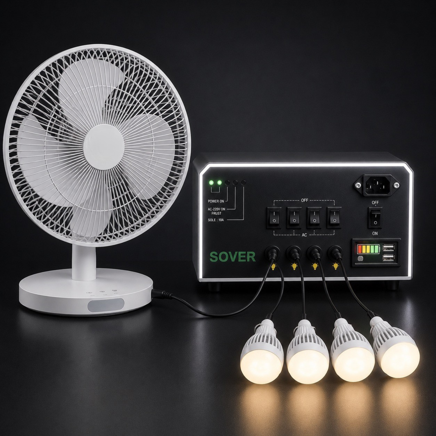 MecTURING SOVER X1 Smart Energy Backup System with 165W Solar Panel