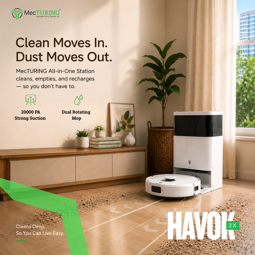 HAVOK™ 2X – Fully Automatic Robotic Vacuum Cleaner | 2026 New Launch