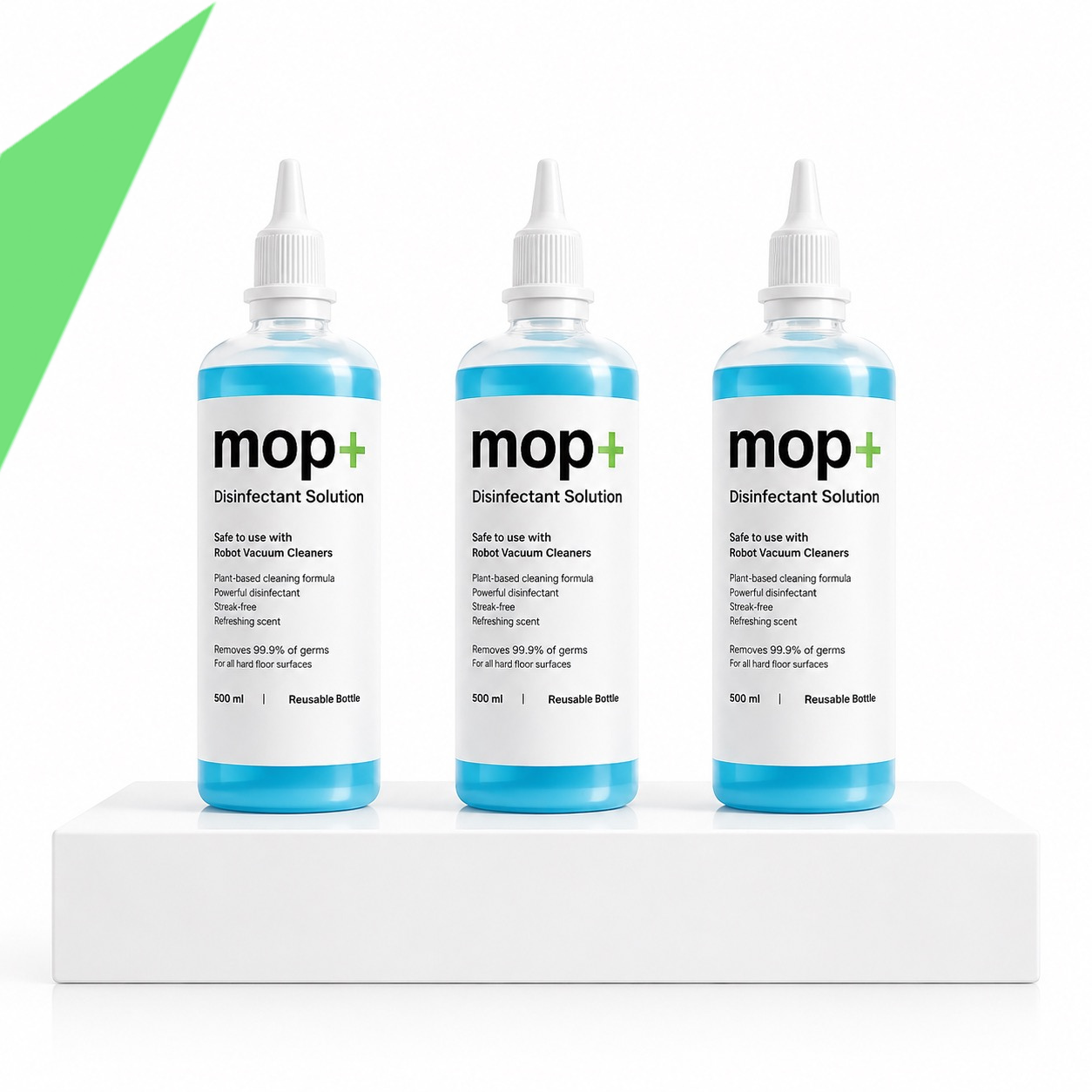 MOP+ Floor Cleaning Liquid Solution Special designed by MecTURING® for Robot Vacuum