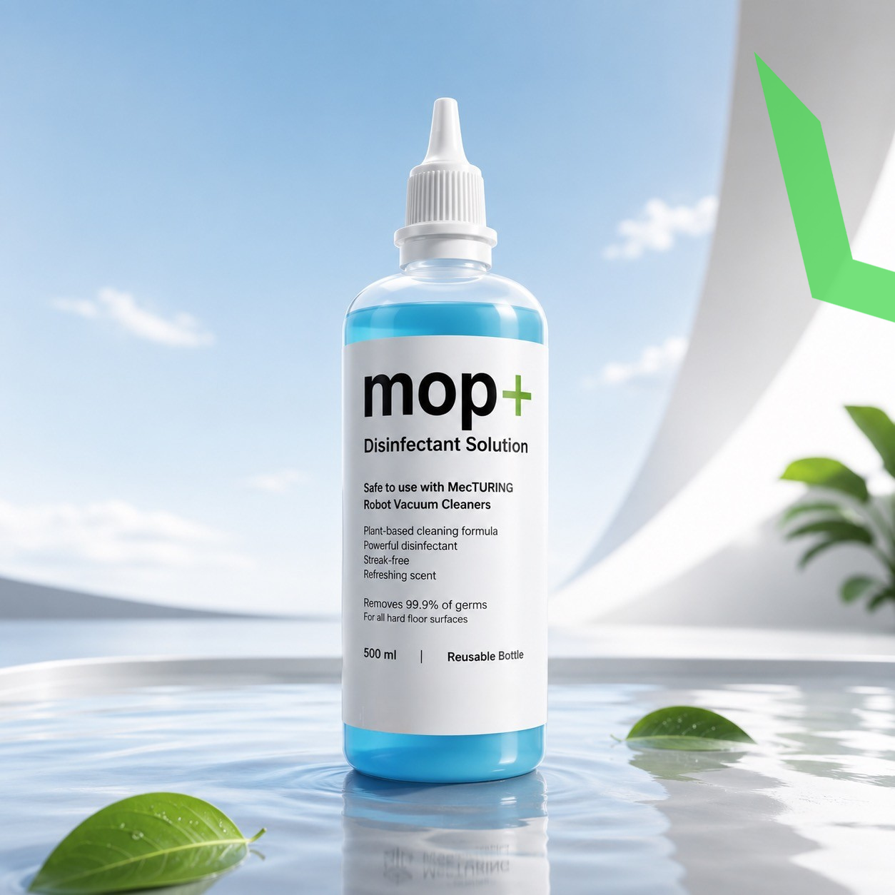 MOP+ Floor Cleaning Liquid Solution Special designed by MecTURING® for Robot Vacuum