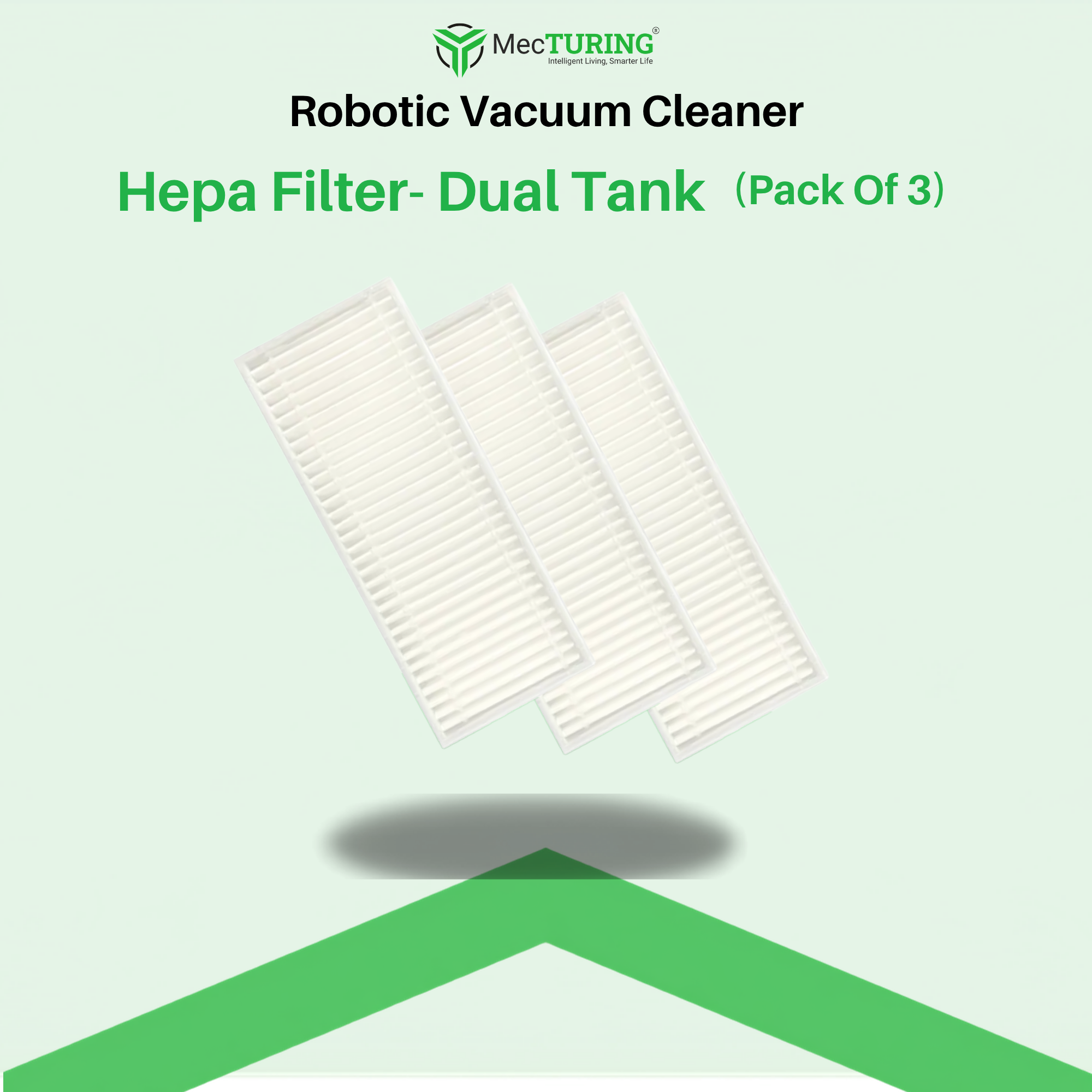 Hepa Filter(Dual Tank) - Q10/ Q10 ADC (Pack of 3)