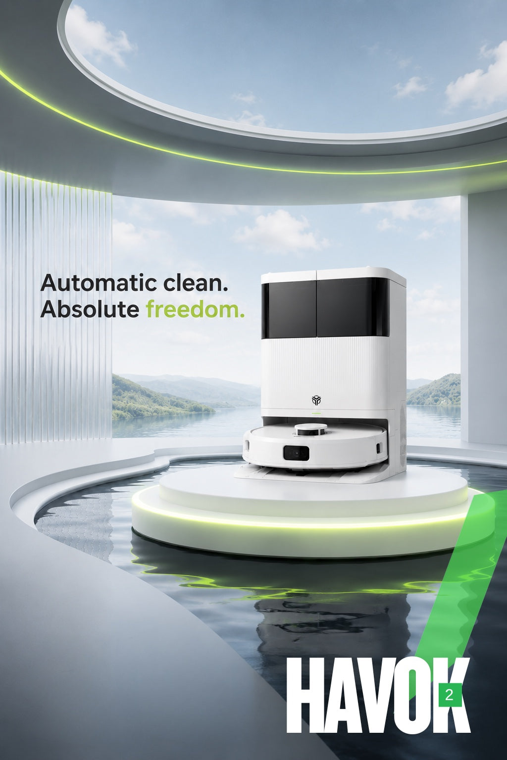 HAVOK™ 2X – Fully Automatic Robotic Vacuum Cleaner | 2026 New Launch