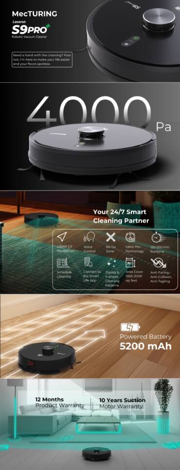 Shop Mecturing Laseron S9 Pro Plus Robotic Vacuum Cleaner