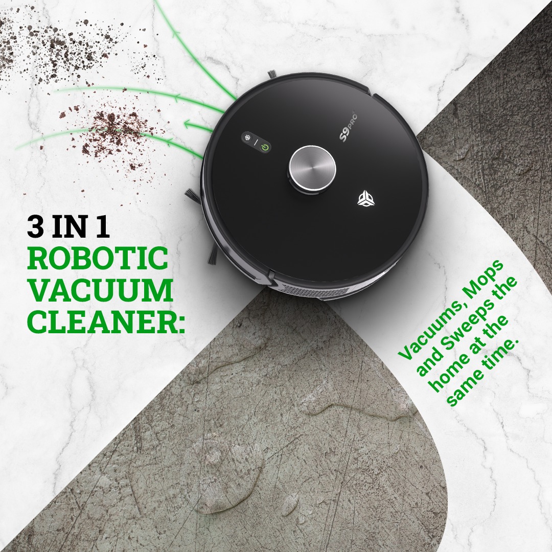 3-in-1 Robotic Vacuum Cleaner