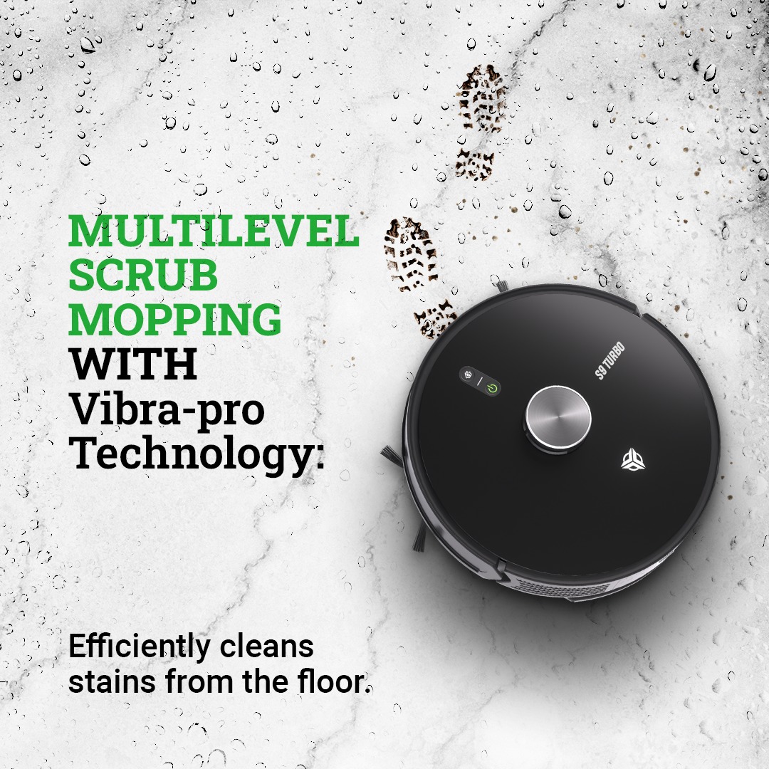 Multi-Level Scrub Mopping with Vibra Pro Technology
